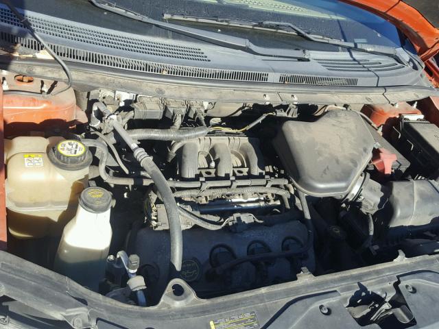 2FMDK49C17BB06106 - 2007 FORD EDGE SEL P ORANGE photo 7