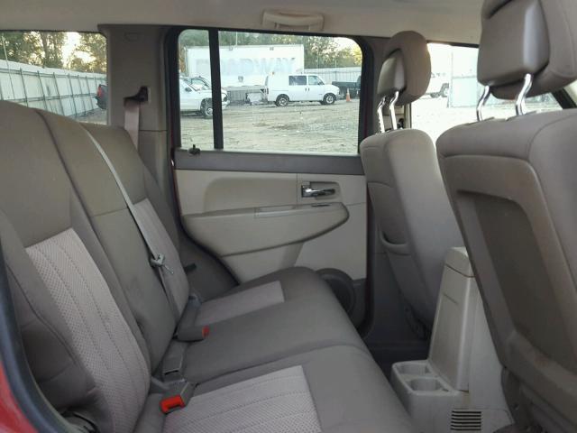 1C4PJLAK0CW124834 - 2012 JEEP LIBERTY SP RED photo 6