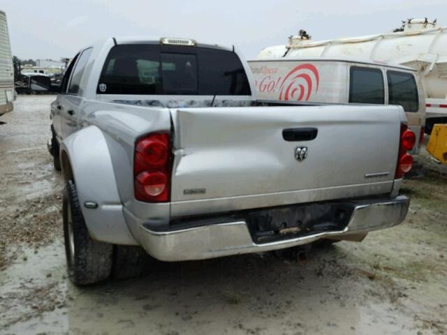 3D7ML49A87G806871 - 2007 DODGE RAM 3500 SILVER photo 3