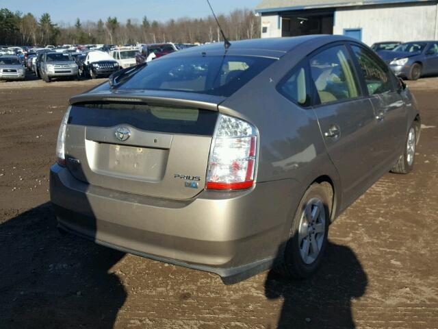 JTDKB20U077549250 - 2007 TOYOTA PRIUS TAN photo 4