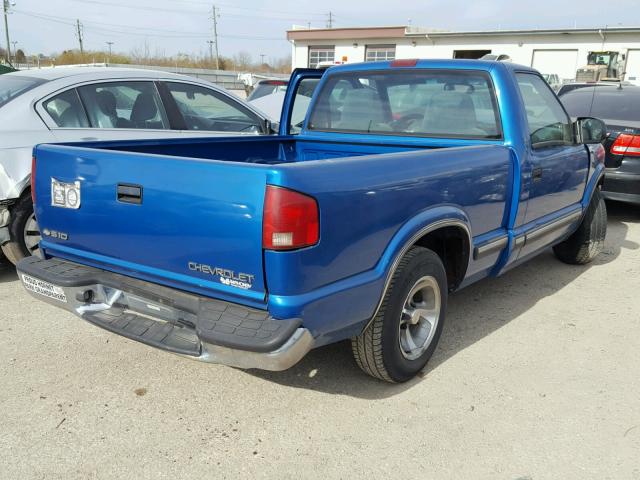 1GCCS1447YK175310 - 2000 CHEVROLET S TRUCK S1 BLUE photo 4