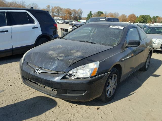 1HGCM82614A022088 - 2004 HONDA ACCORD EX BLACK photo 2