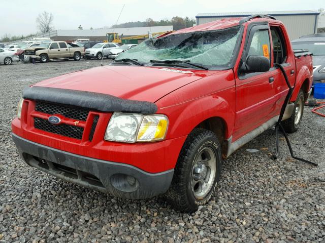 1FMZU67K05UA35039 - 2005 FORD EXPLORER S RED photo 2