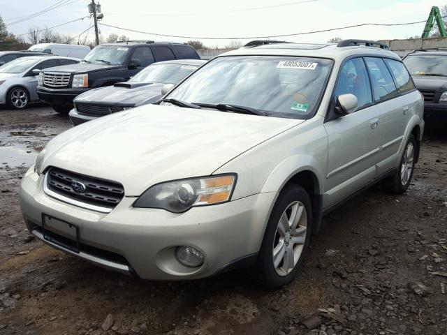 4S4BP85C854351501 - 2005 SUBARU LEGACY OUT BEIGE photo 2