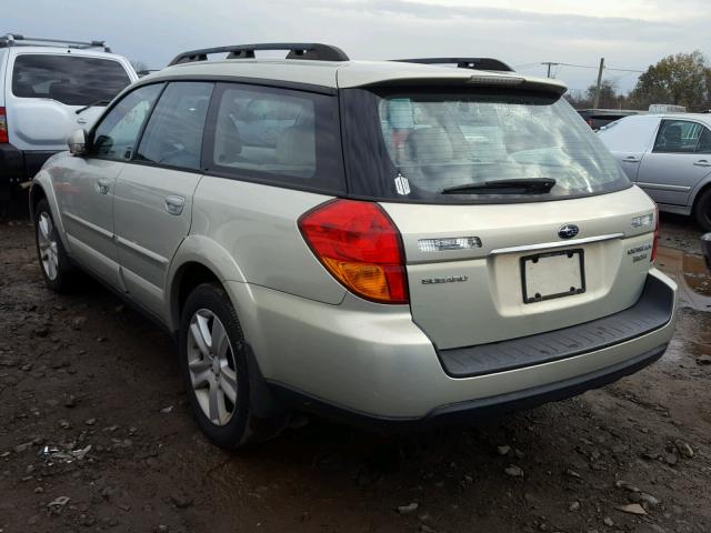 4S4BP85C854351501 - 2005 SUBARU LEGACY OUT BEIGE photo 3