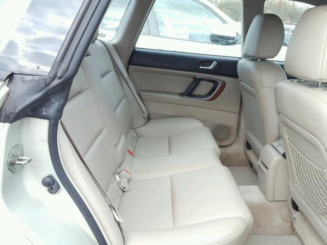 4S4BP85C854351501 - 2005 SUBARU LEGACY OUT BEIGE photo 6