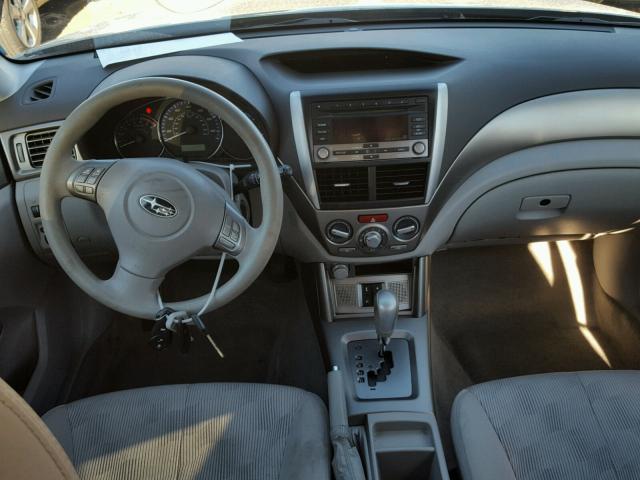 JF2SH6CC0AH902663 - 2010 SUBARU FORESTER 2 SILVER photo 9