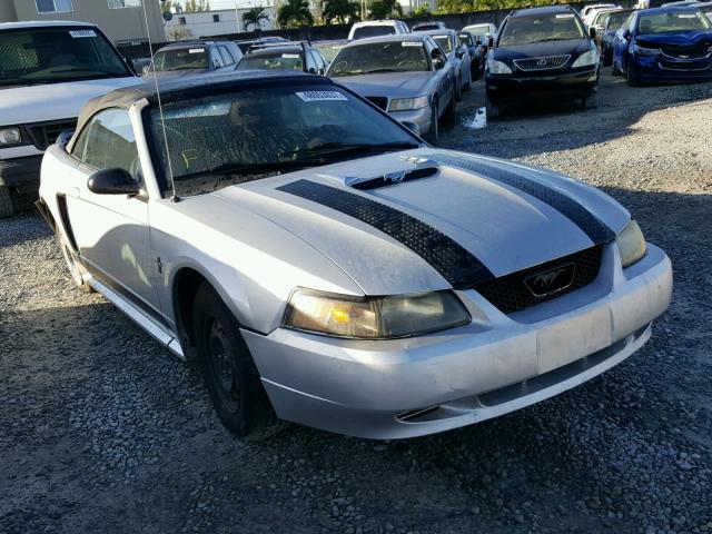 1FAFP4443YF142836 - 2000 FORD MUSTANG SILVER photo 1