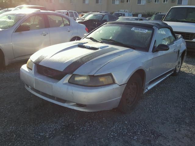 1FAFP4443YF142836 - 2000 FORD MUSTANG SILVER photo 2