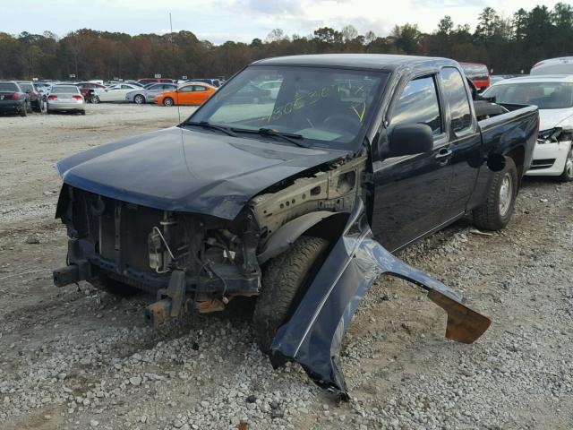 1GCCS196548192298 - 2004 CHEVROLET COLORADO BLACK photo 2