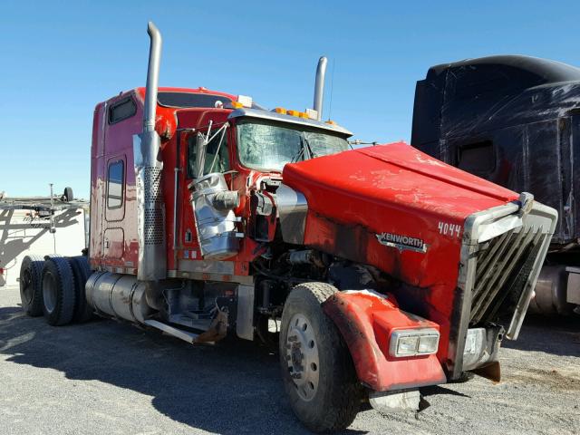 1XKWD69X3YJ844044 - 2000 KENWORTH CONSTRUCTI RED photo 1