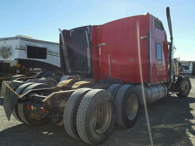 1XKWD69X3YJ844044 - 2000 KENWORTH CONSTRUCTI RED photo 4