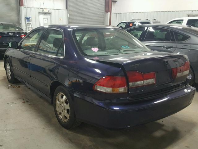 JHMCG66092C028320 - 2002 HONDA ACCORD EX BLUE photo 3