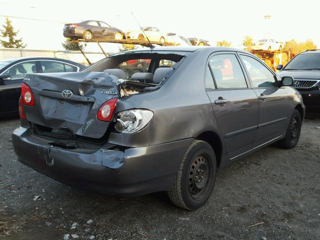 2T1BR32E45C483398 - 2005 TOYOTA COROLLA CE GRAY photo 4