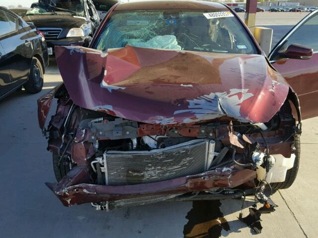 1G11C5SL5FF350237 - 2015 CHEVROLET MALIBU 1LT 勃艮第红 照片 9