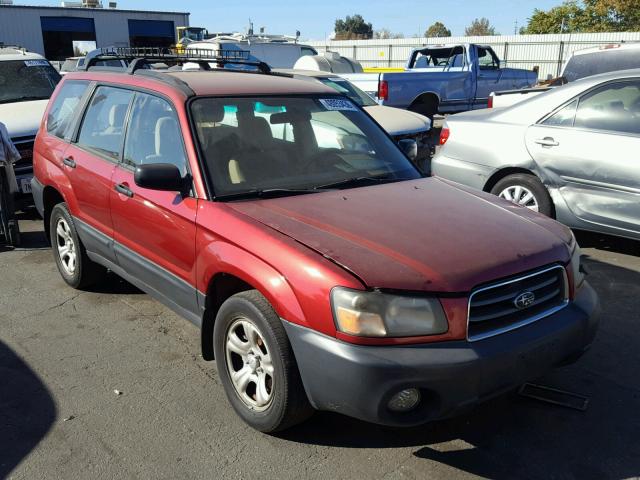 JF1SG63664H722643 - 2004 SUBARU FORESTER 2 MAROON photo 1