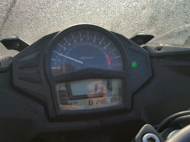 JKAEXEE11GDA21567 - 2016 KAWASAKI EX650 E BLACK photo 8