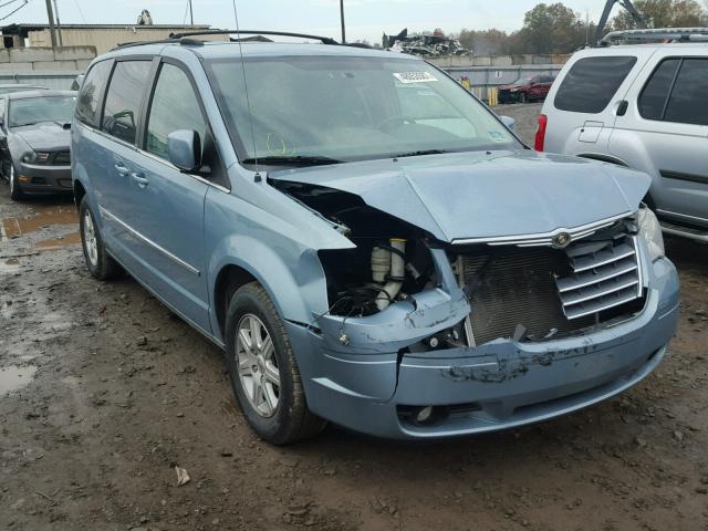 2A4RR5D10AR300216 - 2010 CHRYSLER TOWN & COU BLUE photo 1