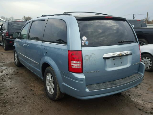 2A4RR5D10AR300216 - 2010 CHRYSLER TOWN & COU BLUE photo 3