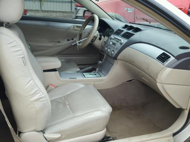 4T1CA38P74U038882 - 2004 TOYOTA CAMRY SOLA TAN photo 5