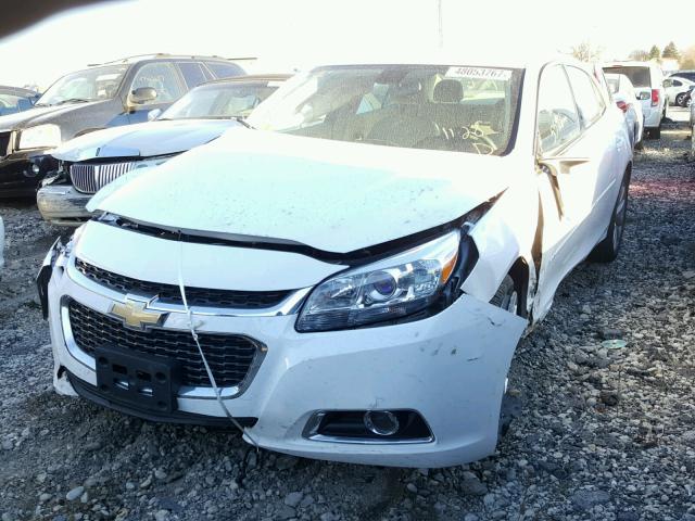 1G11D5SLXFU125658 - 2015 CHEVROLET MALIBU 2LT WHITE photo 2