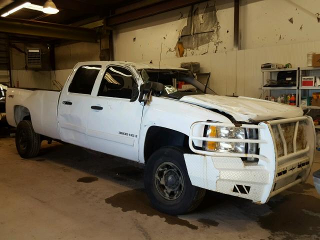 1GCHK33698F114361 - 2008 CHEVROLET SILVERADO WHITE photo 1