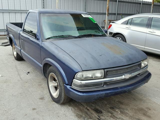 1GCCS14H438235858 - 2003 CHEVROLET S TRUCK S1 BLUE photo 1