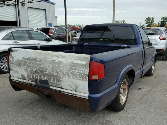 1GCCS14H438235858 - 2003 CHEVROLET S TRUCK S1 BLUE photo 4