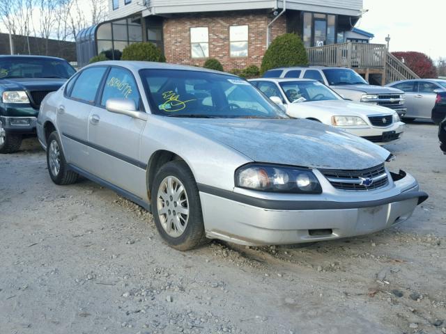 2G1WF52E749139447 - 2004 CHEVROLET IMPALA SILVER photo 1