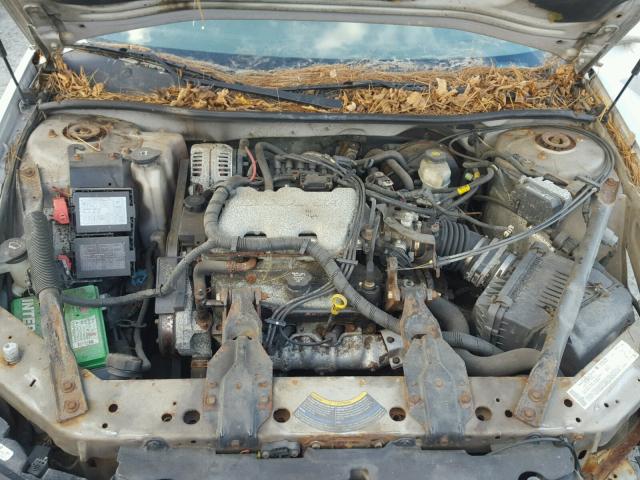 2G1WF52E749139447 - 2004 CHEVROLET IMPALA SILVER photo 7