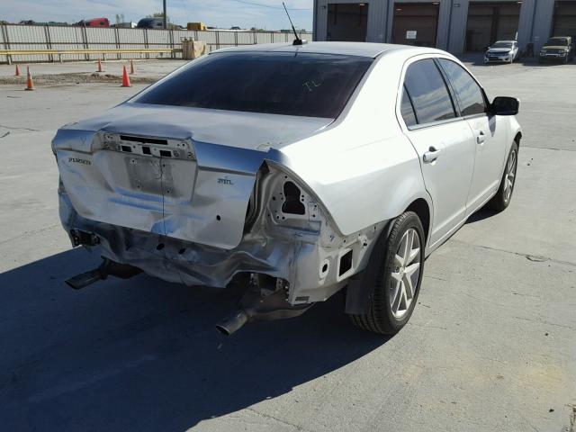 3FAHP0JG0CR205144 - 2012 FORD FUSION SEL SILVER photo 4