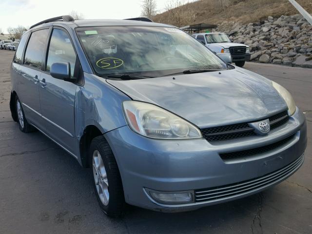 5TDBA22C65S033341 - 2005 TOYOTA SIENNA XLE BLUE photo 1