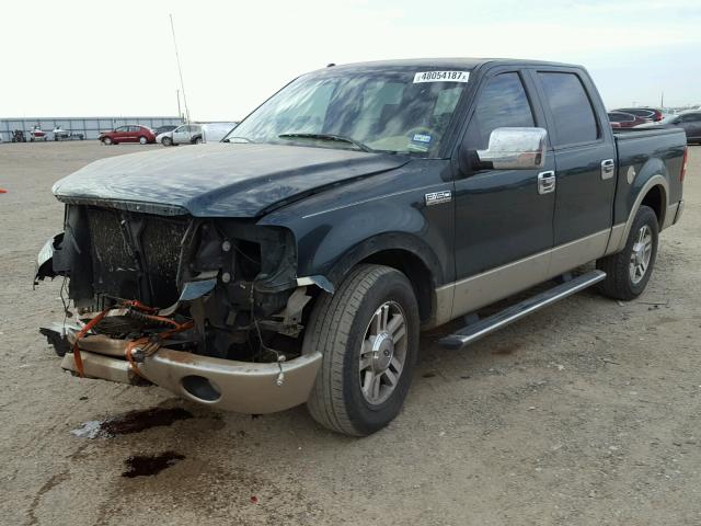 1FTPW12V58KC57246 - 2008 FORD F150 SUPER GREEN photo 2