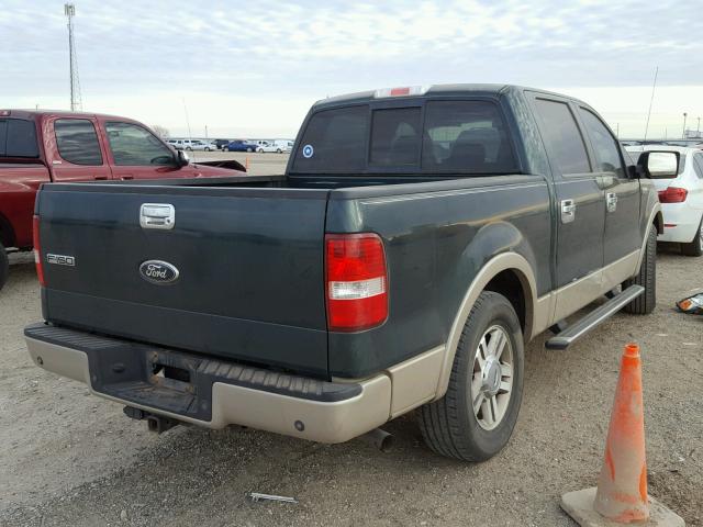 1FTPW12V58KC57246 - 2008 FORD F150 SUPER GREEN photo 4