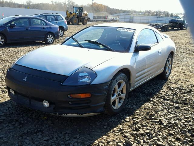 4A3AC44G12E060494 - 2002 MITSUBISHI ECLIPSE GS SILVER photo 2