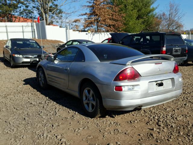 4A3AC44G12E060494 - 2002 MITSUBISHI ECLIPSE GS SILVER photo 3