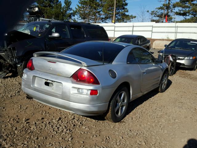 4A3AC44G12E060494 - 2002 MITSUBISHI ECLIPSE GS SILVER photo 4