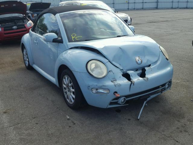 3VWCM31Y04M332320 - 2004 VOLKSWAGEN NEW BEETLE Mavi foto 1