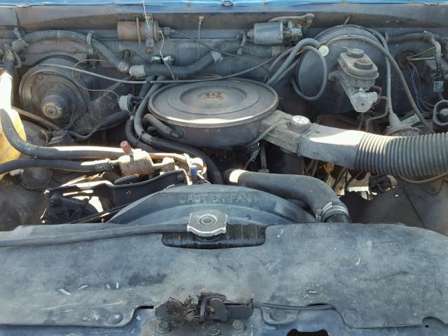3B4GM07Y6LM007208 - 1990 DODGE RAMCHARGER BLUE photo 7