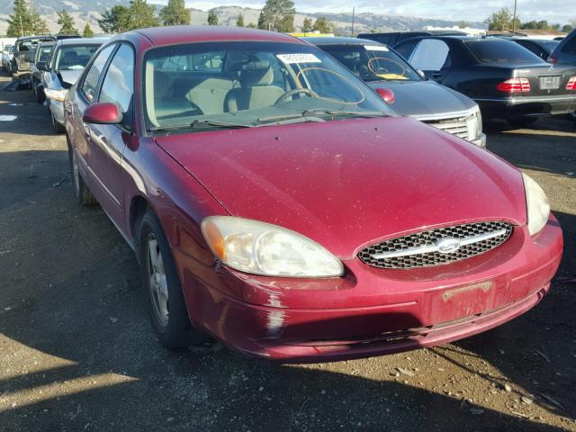 1FAFP55273A182457 - 2003 FORD TAURUS SES RED photo 1