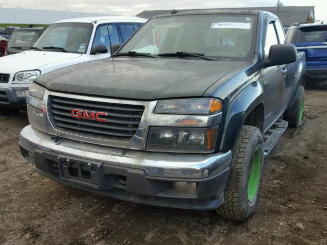 1GTDT196058154688 - 2005 GMC CANYON GREEN photo 2