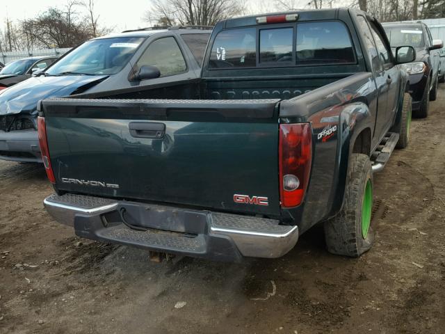 1GTDT196058154688 - 2005 GMC CANYON GREEN photo 4