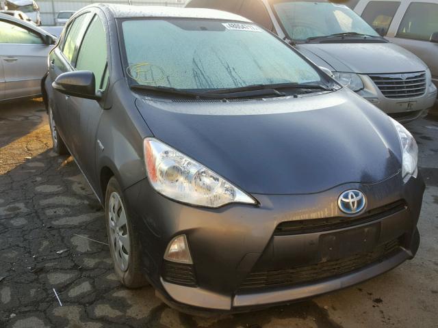 JTDKDTB36D1552642 - 2013 TOYOTA PRIUS C GRAY photo 1