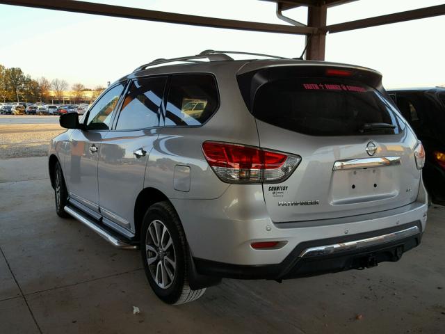 5N1AR2MN9DC612144 - 2013 NISSAN PATHFINDER SILVER photo 3