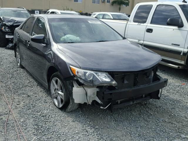 4T1BF1FK0DU218312 - 2013 TOYOTA CAMRY L GRAY photo 1