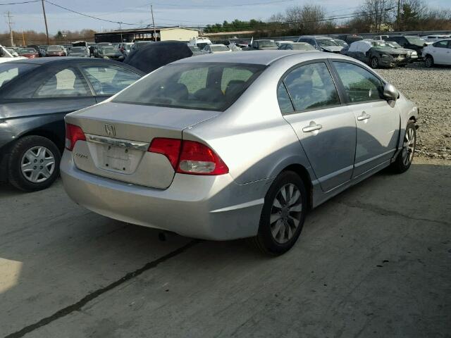 19XFA15879E012209 - 2009 HONDA CIVIC EX 银色 照片 4
