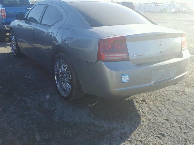 2B3KA43G96H306836 - 2006 DODGE CHARGER SE GRAY photo 3