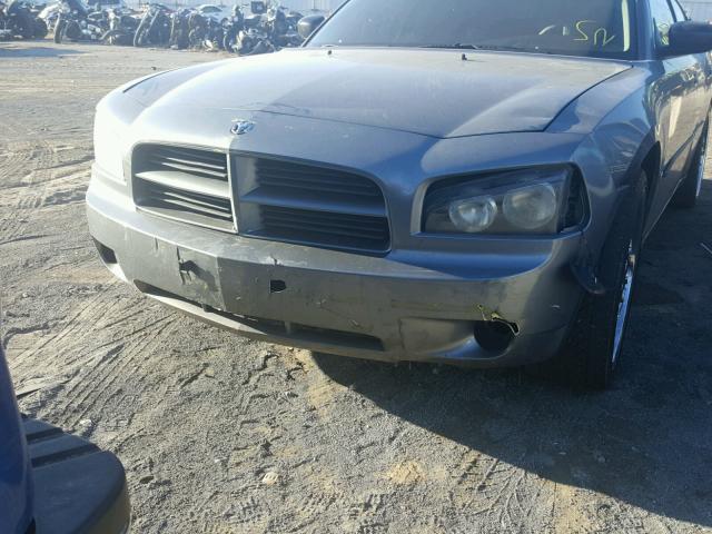 2B3KA43G96H306836 - 2006 DODGE CHARGER SE GRAY photo 9