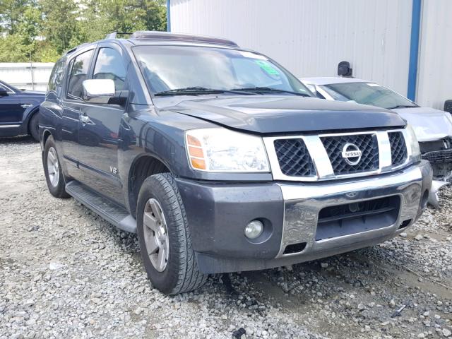 5N1AA08A86N738795 - 2006 NISSAN ARMADA SE GRAY photo 1