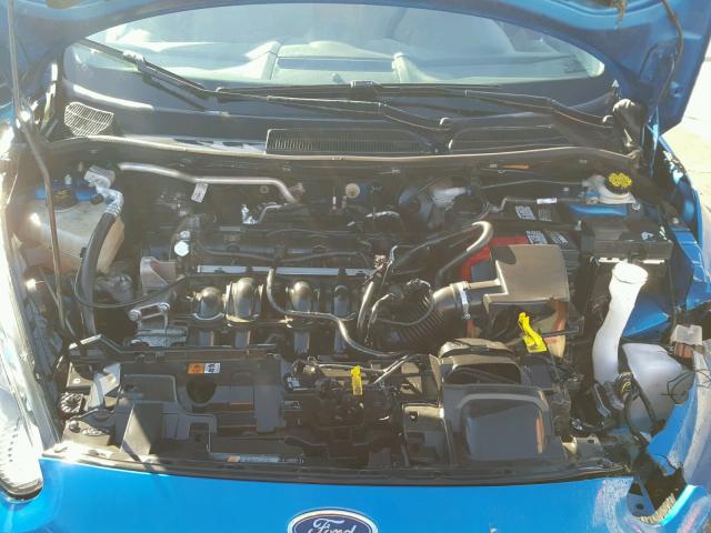 3FADP4BJXEM130954 - 2014 FORD FIESTA SE BLUE photo 7